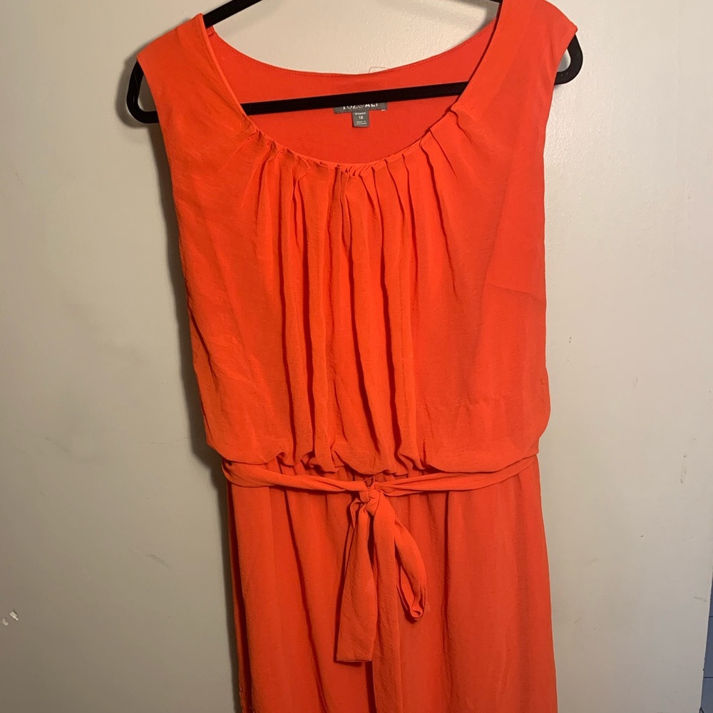 Orange dress